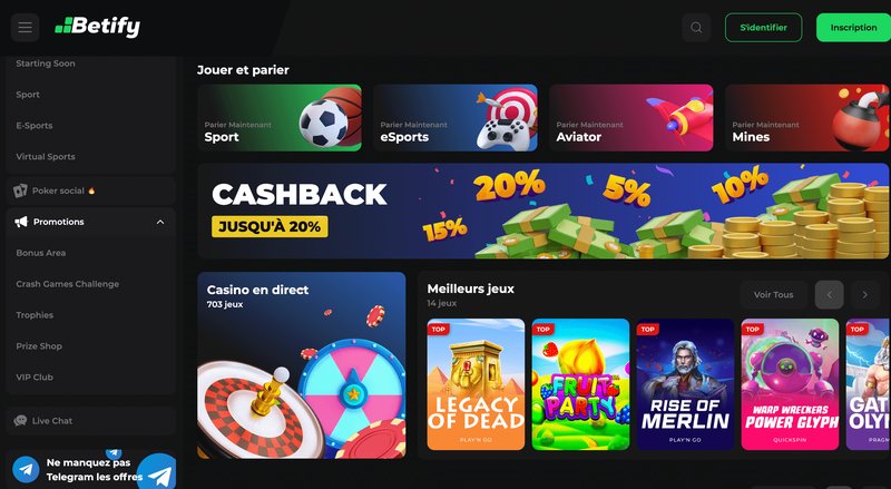 Image: Les origines de Betify Casino Image: Les origines de Betify Casino